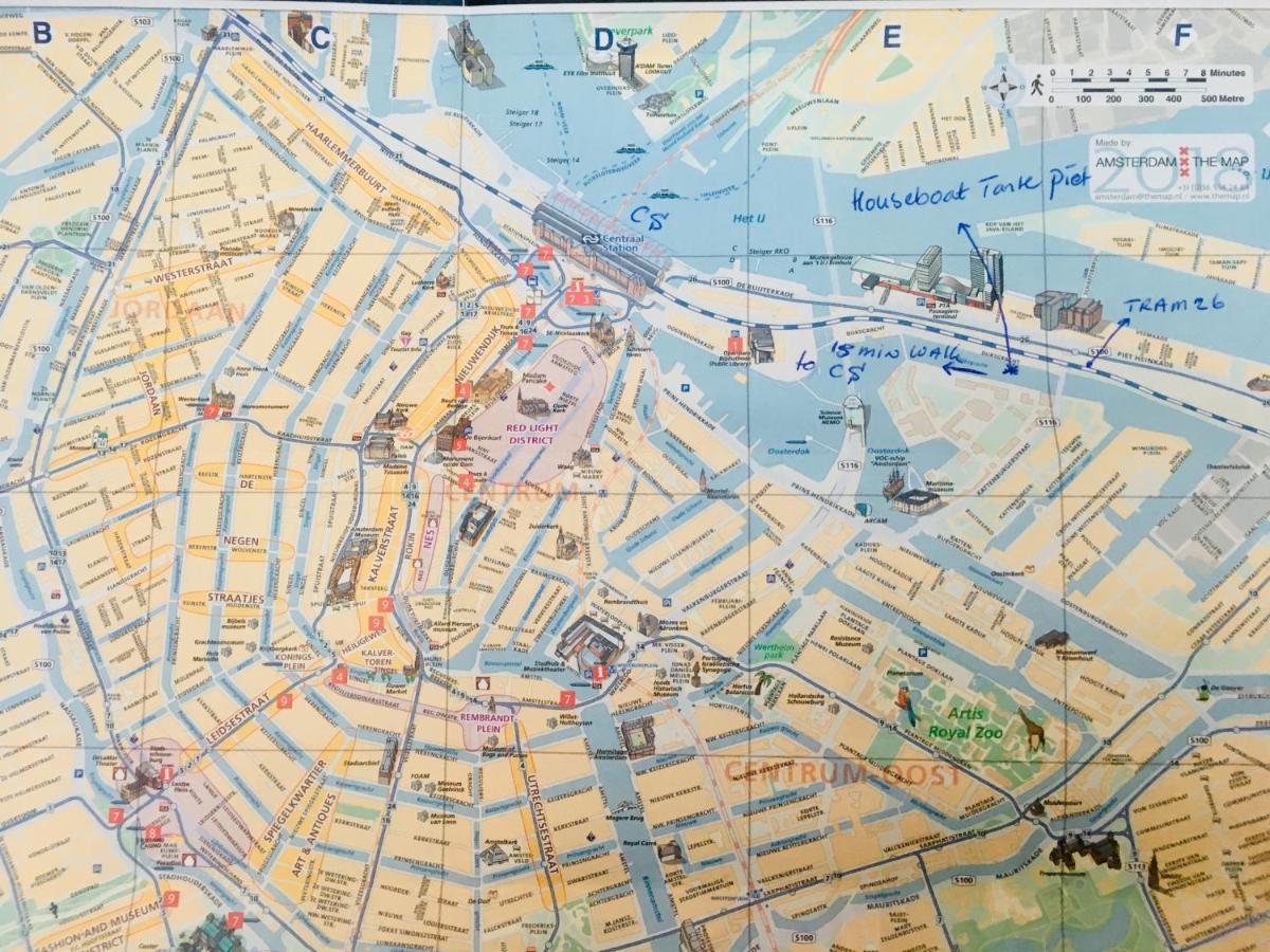 Houseboat Tante Piet Hotel Amsterdam Ngoại thất bức ảnh